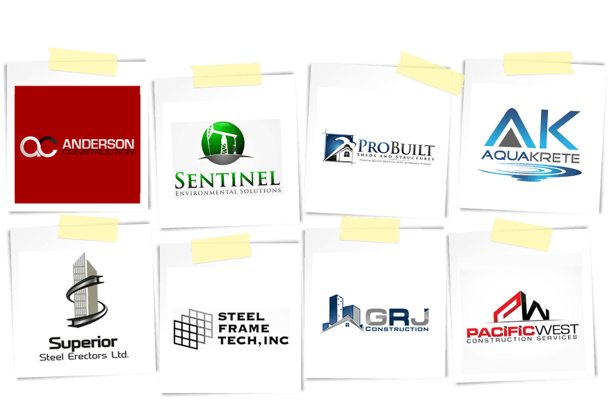 construction company logos from logo design contests