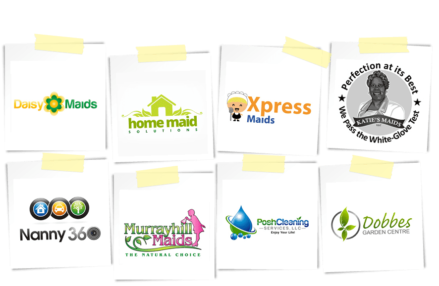 home and office maintenance logos