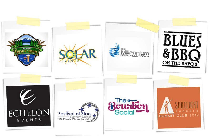 event marketing logos
