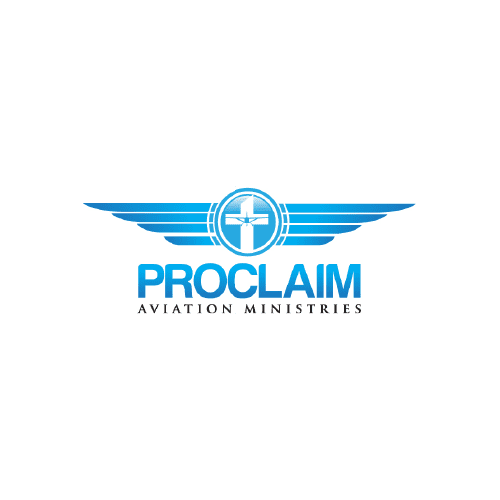 Proclaim aviation logo design