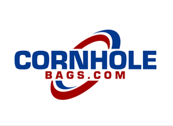 swooshes around the text based online bag company logo