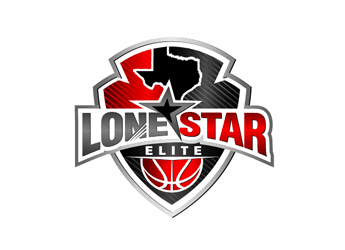 Map and shield in Basketball star logo