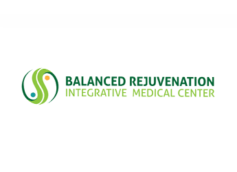 medical logo with circle and abstract people