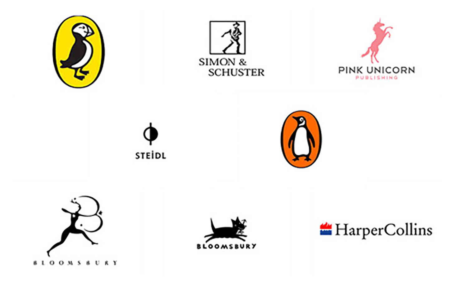 Famous Book Publishing Company Logos