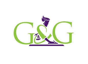 logo design of carpenter working on table