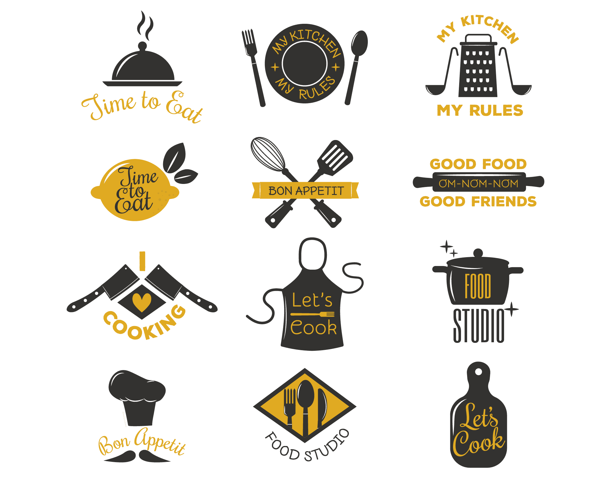 Cooking and Catering Logo Icons