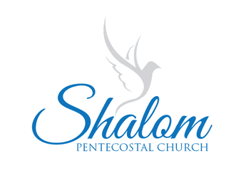 flying dove symbol for church logo