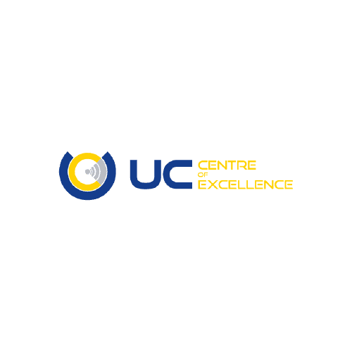 Unified communications center logo graphic