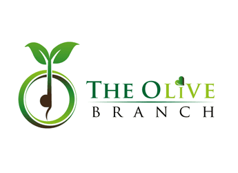 plant root in double swoosh circle concept for logo design contest