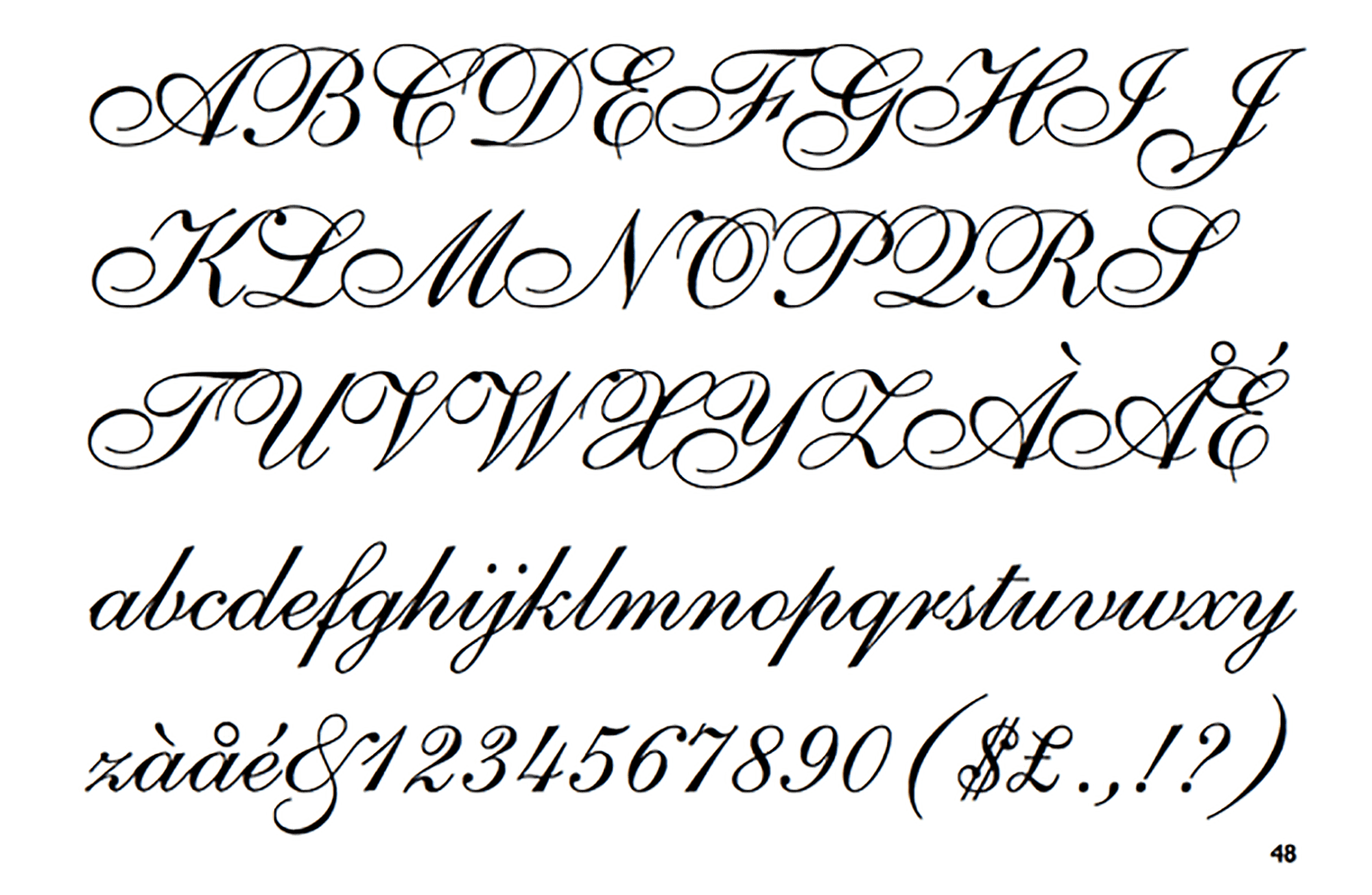 Shelly script font for dance school logo design