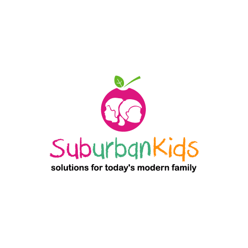 children in a fruit childcare nursery logo