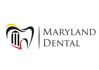 pillar in abstract tooth logo for dental office