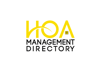 Letter H with swoosh O N with house windows for directory company logo