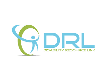 abstract active swoosh person for disability consultancy logo