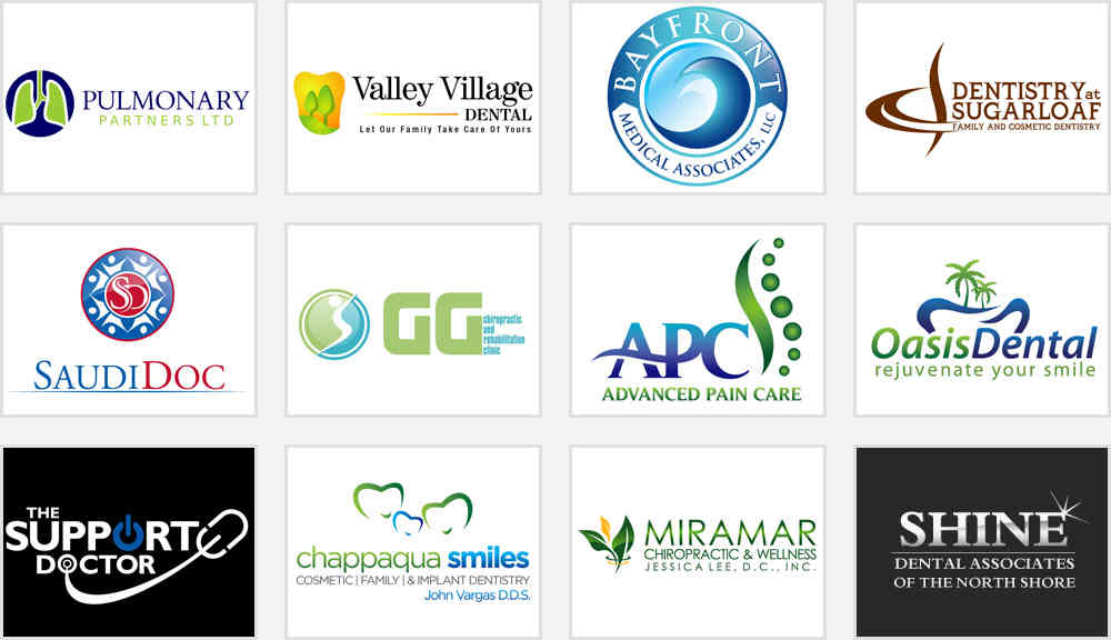 doctors office and dental clinic logos