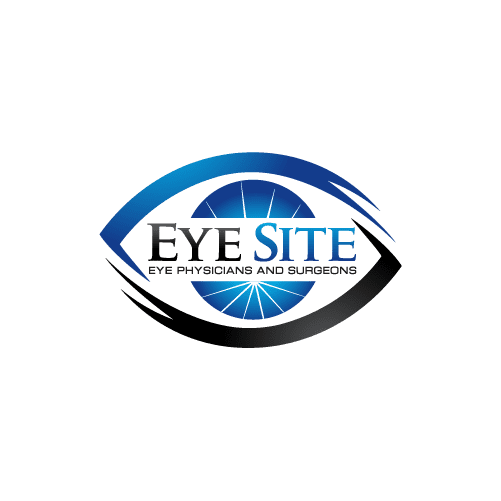 abstract eye doctor logo design