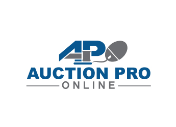 4 P number letter with computer mouse vector logotype