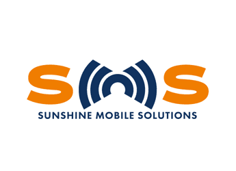 letter m sound waves electronic logo