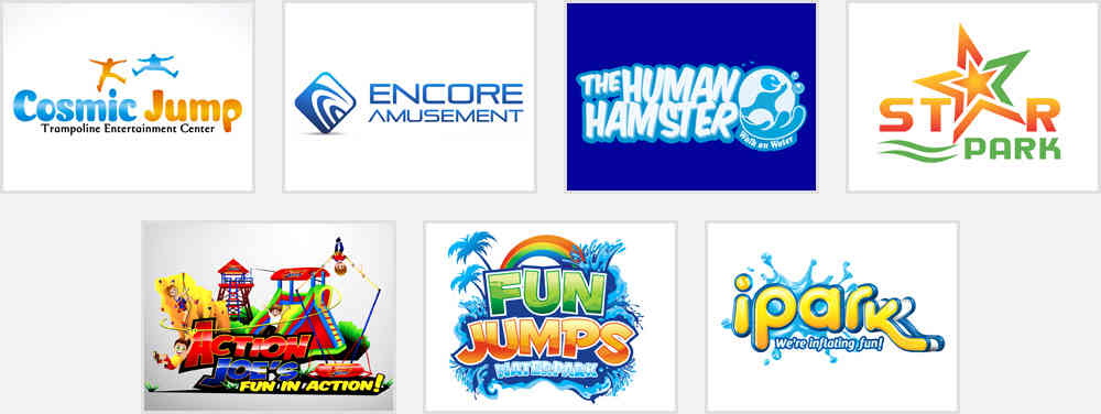 entertainment and amusement park logos