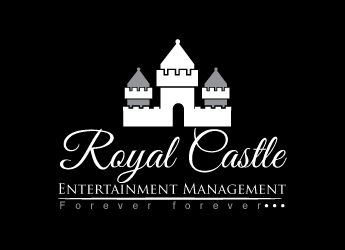 Royal castle icon logo for entertainment management company