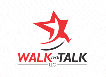 star shape icon runnning Logo for an Entertainment Company