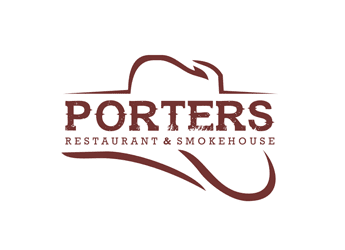 abstract cowboy hat logo