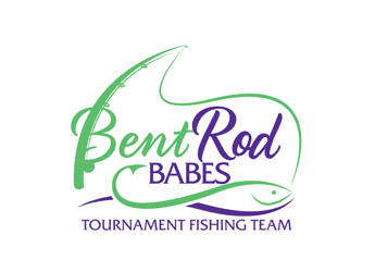 fishing rod and fish in logo