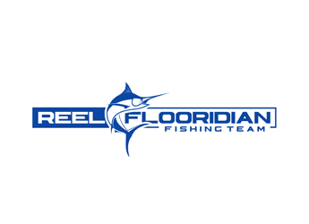 sword fish in fishing logo