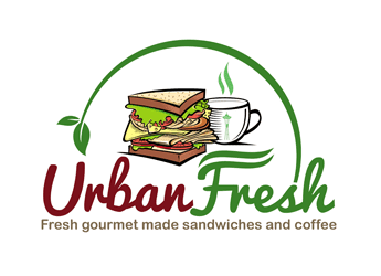 sandwich illustration for food logo design contest