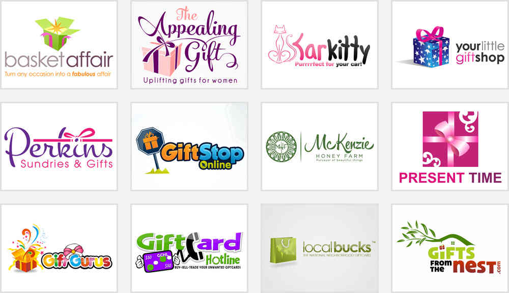 souvenir shop and gift shop logo design samples