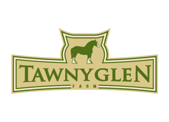 farm horse silhouette vintage minimal logo