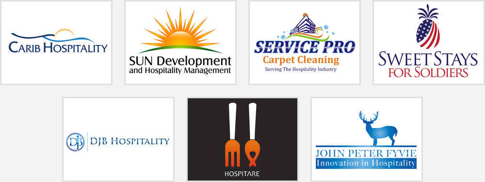 hosting and hospitality logo design inspirations