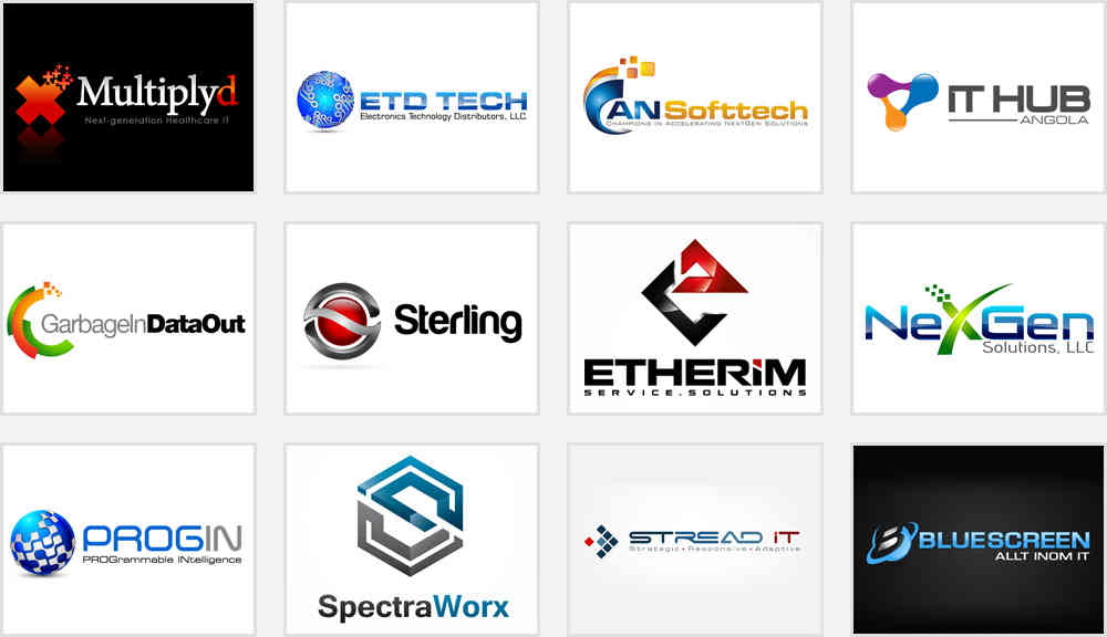technology company logos inspiration