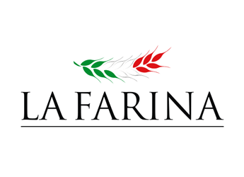 Italian flag color wheat stalk restaurant logo