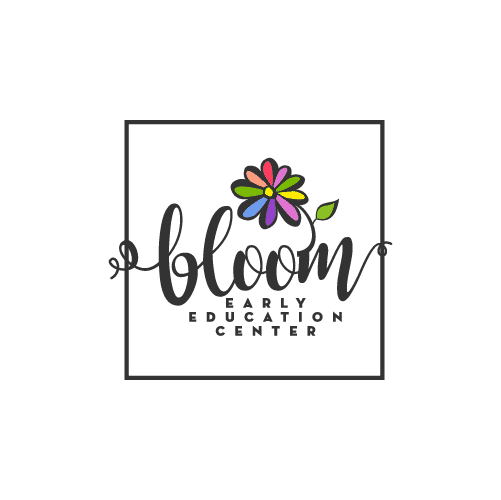 colorful flower education logo