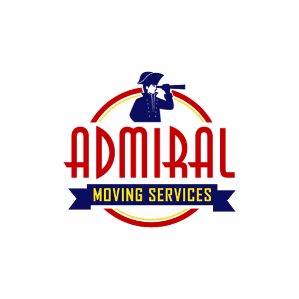 admiral with telescope logo for moving company