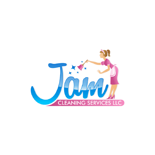 cleaning maid logo design