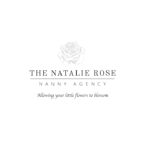 elegant rose nanny service agency logo 