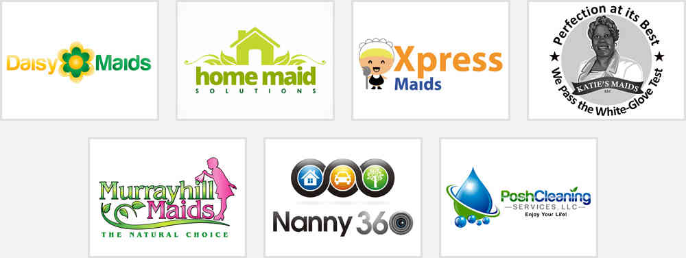 maid nanny service logo design ideas