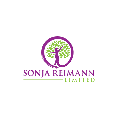 abstract woman tree logo for marketing consulting company