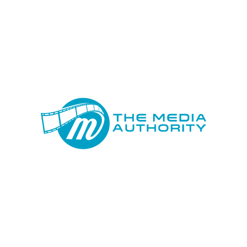movie reel logo for public relation company