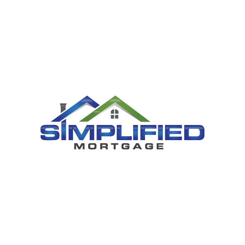 gable roofs house logo for mortgage company