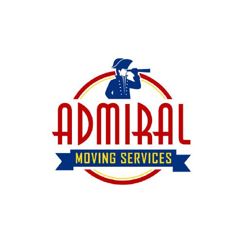 admiral with telescope logo for moving company