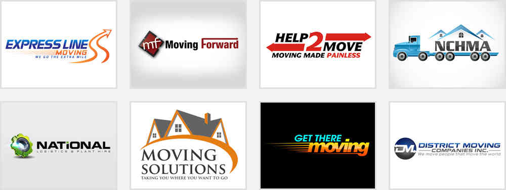 moving company logo design ideas