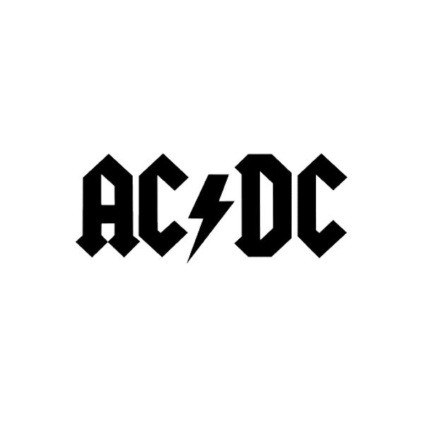 AC/DC logo PNG