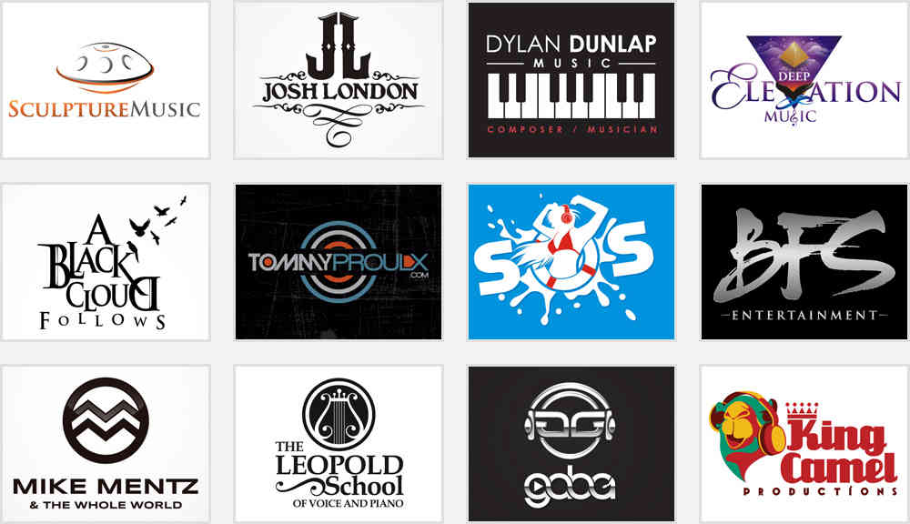 creative music band logo ideas