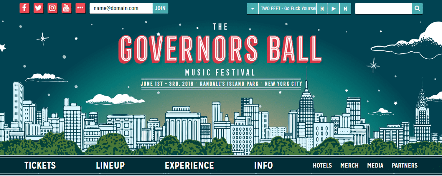 Governor's Ball music festival logo