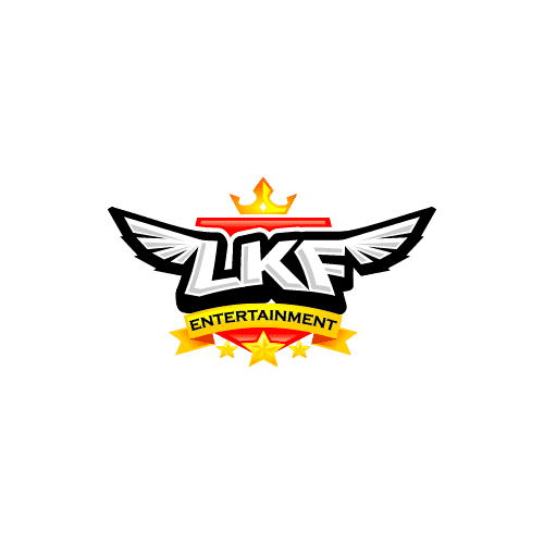 crown wings and stars graphic logo for music production company
