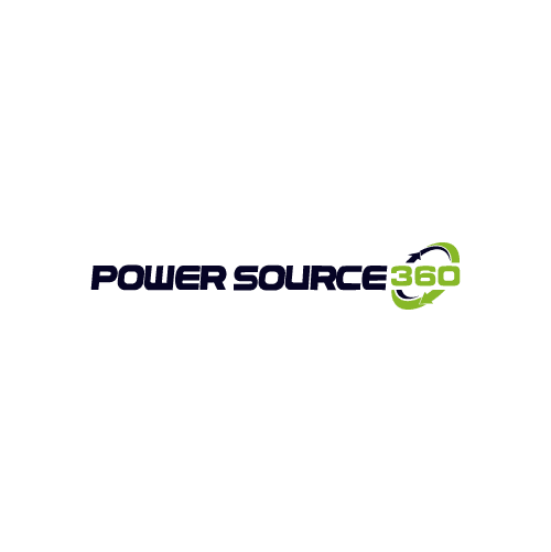 swoosh icon in renewable energy company logo graphic
