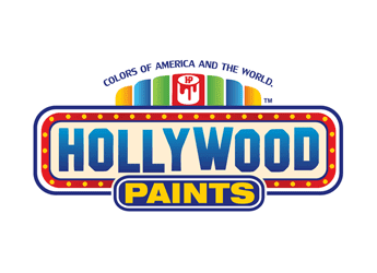 can of paint combination mark logo